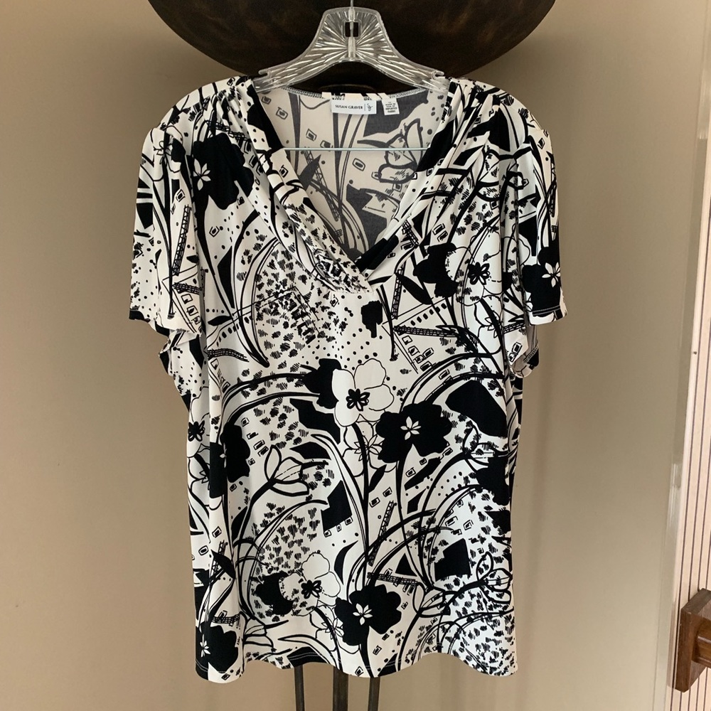 Susan Graver Plus Blouse